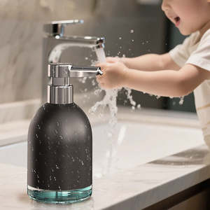 FUSMLI Moderner Umweltfreundlicher Berührungsloser 320ml Badezimmer-Seifenspender Automatische Intelligente Sensorpumpe für den Haushalt Batteriebetrieben - Product Image 5