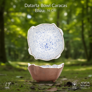 Tazón Daterra Caracas Azul de 18 cm y 52 cl, Tazón de Cerámica para Servir - Product Image 2