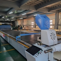 Machine automatique de découpe et d'étalement de tissu deux-en-un ZHICHENG, haute précision, avec PLC et moteur servo complet