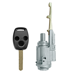 Honda Ignition <b>Lock</b> Cylinder BT022D2 1 <b>Key</b> Light Grey Zinc Alloy Car <b>Lock</b> For CRV Accord Fit Civic Odyssey - Product Image 5