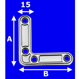Perlina d'angolo dal Design moderno leggero rinforzata 60x60 AL153IN60 in acciaio inox per la protezione delle pareti Aldeghi - Product Image 1