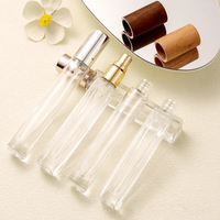 Vente en gros – Atomiseurs d'échantillons de parfum en verre transparent de 5 ml et 10 ml, mini flacons vides avec bouchon à vis, emballage d'huile, sérigraphie