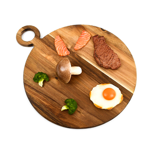Tabla de cortar rústica de bistec multiusos de suministro de fábrica WDF tabla para picar tabla de cortar de madera para uso doméstico diario - Product Image 2