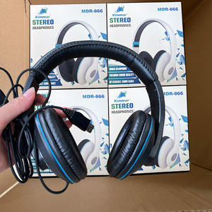 HIFI Surround filaire <span class=keywords><strong>casque</strong></span> supra-auriculaire <span class=keywords><strong>sans</strong></span> Microphone léger pliable stéréo basse <span class=keywords><strong>casque</strong></span> casques 3.5mm pour ordinateur portable - Product Image 1