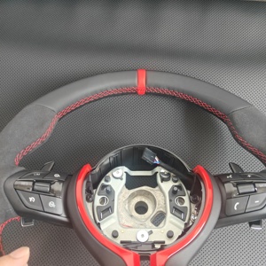 高品质真皮方向盘套适用于 F10 F20 F22 F30 F32 F42 F16 F15 X3 X5 即插即用 - Product Image 5