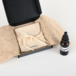 Caja de Joyería Texturizada Beige con Logotipo Personalizado, con Bolsa de Algodón, Juego de Caja de Regalo de Cartón Rígido de Lujo para Collar, Anillo y Pulsera - Product Image 6