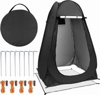 Tente de Douche Portable Double Couche Quatre Saisons, Pop-Up, pour l'Intimité, Imperméable en Oxford, Cabine de Change, Tente de Toilette de Camping, Vestiaire Extérieur