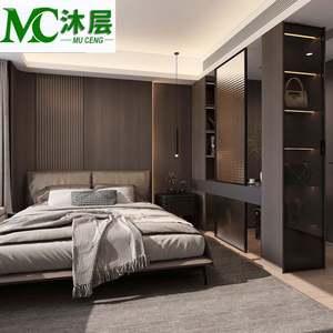 Modern Custom Bedroom Furniture Sets Wooden Wardrobe Closet Custom Closet <b>Hardware</b> Sideboards Home Furniture Storage - Product Image 2