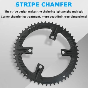 OEM/ODM RIRO 110 BCD 4 boulons vélo plateau vélo route chaîne anneau 34/36/39/50/52/53T pédalier pour R7000 R8000 <span class=keywords><strong>R9100</strong></span> - Product Image 6