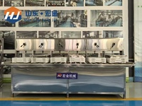 Machine industrielle commerciale à haute productivité contrôlée par PLC pour la fabrication de gelée de tofu et de caillé de soja Machine à lait de soja Marque HJ