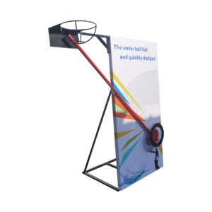 Mới trong nhà nhanh chóng né tránh bày cơ thể ướt trò chơi đạo cụ công viên giải trí thiết bị gian hàng với gian hàng bằng gỗ đạo cụ - Product Image 5