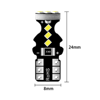 Kaidengzhe Ampoule LED T10 sans erreur 9SMD 2016 194 168 Canbus W5W pour éclairage de parking et de plaque d'immatriculation latérale Tension 12V