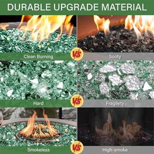 Perle di Vetro Ecologiche di Alta Qualità da 1/2 Pollice per Caminetti a Gas, Bracieri e Paesaggistica Esterna - Product Image 3