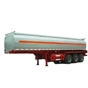 Semi-remorque de camion-citerne de mazout de réservoir d'essence semi-remorque de réservoir d'huile à vendre avec des dimensions personnalisées