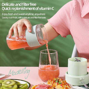 2025 Taşınabilir USB Şarjlı Fırçasız Motorlu 350ml Elektrikli Meyve Sıkacağı <span class=keywords><strong>Blender</strong></span> Akıllı <span class=keywords><strong>Shaker</strong></span> Şişe Ev Kullanımı İçin - Product Image 5