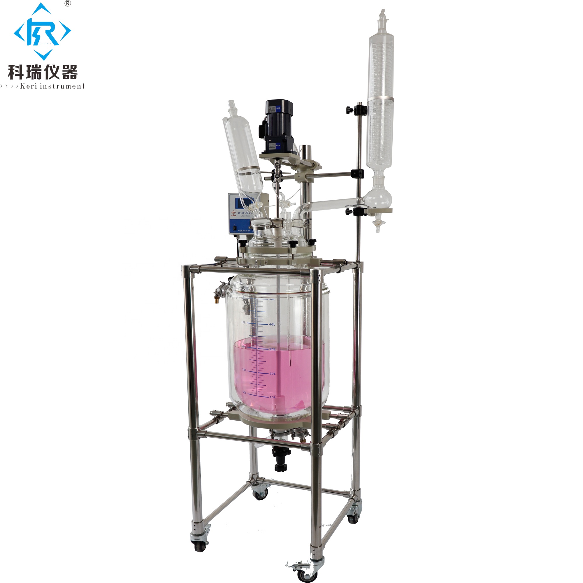 Лабораторный смеситель с жаккардовым стеклом, лабораторный смеситель, дисперсный блендер, 100 л