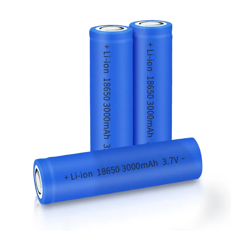 Güç depolama pil için OEM 18650 pil 3000mAh derin döngüsü BMS ile 3.7V 18650 pil