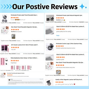 رموش مغناطيسية قابلة لإعادة الاستخدام رموش صناعية مظهر طبيعي لا حاجة للغراء رموش مغناطيسية مع قضيب - Product Image 5