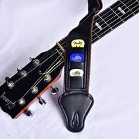 Guitar Strap for Acoustic/Folk/Bass Guitar Unisex Classic Shoulder Strap Polyester Material K-Lei Strap Bag Accessory