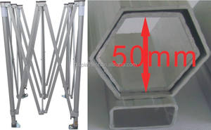 Gölgelik turuncu çatı penceresi garaj depolama parçaları metalik ve düğün topu geçit olay açık 6M x 6M 12X12 çadır - Product Image 6