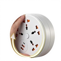 Adaptateur de voyage universel transfrontalier pour l'Asie du Sud-Est, prises EU/UK, câble d'extension ; compatible multi-pays ; câble de 1,8 m/2,8 m