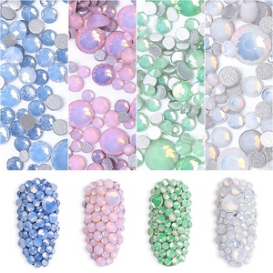 Strass SS4-SS20 opale pour ongles, tailles multiples, en cristal coloré, à fond plat, pour Nail Art, décorations pour vernis Gel UV 3D à faire soi-même, 1 boîte - Product Image 3