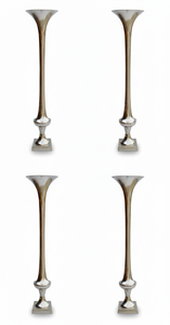 Jarrón Alto Moderno de Aluminio en Forma de Trompeta, Jarrón Decorativo de Metal para Decoración de Interiores de Casas de Lujo - Product Image 2