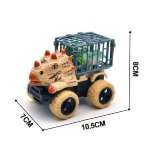 Vente Chaude : Jouet Modèle de <span class=keywords><strong>Camion</strong></span> <span class=keywords><strong>Dinosaure</strong></span> à Glissement Inertielle en Plastique ABS, Voiture <span class=keywords><strong>Cage</strong></span> à Dinosaures pour Enfants Garçons, Vente en Gros - Product Image 5