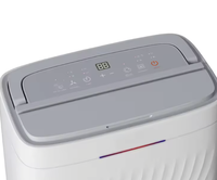Purificador de Aire Programable A16 de 20L, Deshumidificador para Casa Móvil, Compresor de Bajo Ruido, Ionizador con WiFi