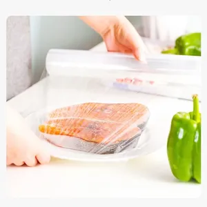 Mantenere il cibo involucro di plastica fresca/pellicola in pvc jumbo roll per uso alimentare/imballaggio per alimenti morbidi