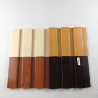 Paneles de Pared Modernos para el Hogar, Impermeables, Resistentes al Fuego, a la Humedad, Duraderos, Ecológicos, de PVC, WPC, Madera Compuesta, con Ranuras, para Comercio