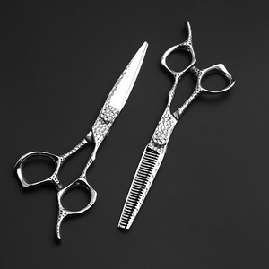 Professional Premium Japanese 440C Stainless Steel Hairdressing Barber Scissors Set Hair Cutting <b>Thinning</b> Shears for Salon Use - Product Image 5