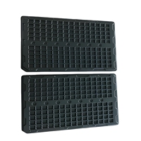 Plateau alvéolé multicolore sur mesure en PET antistatique pour emballage de composants électroniques 3C, usine OEM