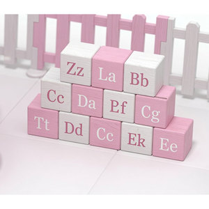 Ensemble de jeu d'intérieur rose avec blocs souples et clôture pour la zone de jeux à domicile des enfants - Product Image 6