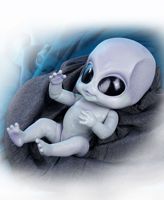 Poupée Alien Reborn de 14 pouces avec articulations, poupée compagnon pour collectionneurs, cadeau spécial à exposer