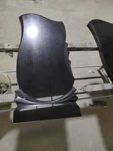 Китайский надгробный камень из черного гранита от производителя - Product Image 6