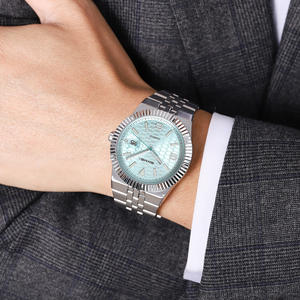 Reloj SKMEI 2656 de 40 mm para Hombre, Diseño Simple y Lujoso, Luminoso, Resistente al Agua 3ATM, Acero Inoxidable de Alta Calidad, Analógico, Deportivo, de Cuarzo - Product Image 5