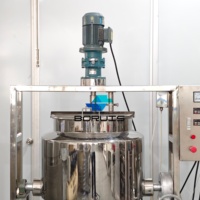 Mélangeur homogénéisateur inclinable pour la fabrication de détergent liquide à haute vitesse de cisaillement