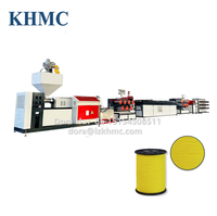 Machine à fabriquer et à extruder des fils de coupe-herbe à double couleur avec vis et boîte de vitesses en PE/PET, haute productivité