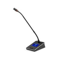 Sistema de Conferencia Cableado con Seguimiento de Cabeza de Cámara, Unidad de Delegado Ajustable e Impermeable para Discusiones, Micrófono Digital