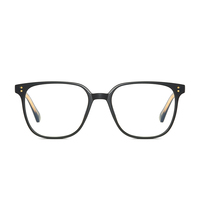 Monture de lunettes optiques Partagas Square TR90 avec branches à fixation par broche CP, anti-lumière bleue, pour femmes et hommes