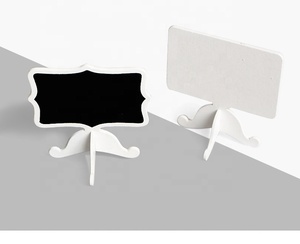 Cà phê cửa hàng thực phẩm bảng thiết lập Mini dấu hiệu bên kỳ nghỉ đám cưới Bảng tin bảng Bảng bảng hiệu với chủ sở hữu màu trắng - Product Image 5