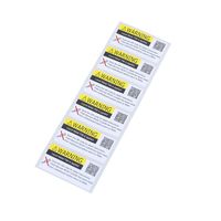 Etiqueta Transparente de PET para Componentes Electrónicos, Impresa con Identificador SMT, para Cinta Portadora SMD