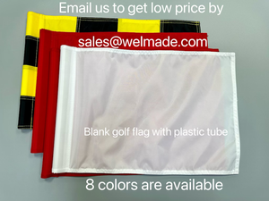 Bandera de <span class=keywords><strong>golf</strong></span> en blanco con inserto de tubo de plástico Banderas de agujero de <span class=keywords><strong>golf</strong></span> de nylon para imprimir logotipo bordado - Product Image 2