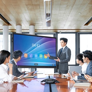 55 65 75 85 86 100 110 inch Bút ngón tay cảm ứng tương tác phẳng 4K LCD kỹ thuật số tương tác bảng thông minh cho các trường học giảng dạy - Product Image 3