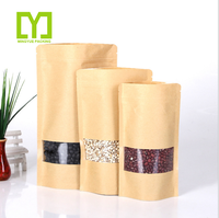 LIVRAISON GRATUITE 20x30CM en Papier Kraft Pochettes Sans Impression Avec Fermeture À Glissière