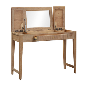 ELYSIUM Brand Wood Dressing Table Luxury Design Highest Quality Bedroom Furniture Makeup Vanities Oak/<b>Pine</b>/Acacia Solid Wood - Product Image 6
