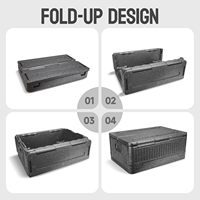 Glacière isotherme pliable 40L 32A étanche en EPP/EPS, personnalisable en usine, OEM/ODM, pour la chaîne du froid et le stockage alimentaire en extérieur