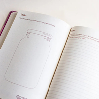 Journal de réflexion quotidienne sur le bien-être personnel, couverture rigide personnalisée, planificateur quotidien personnel avec marque-page, journal de gratitude, carnet de bien-être