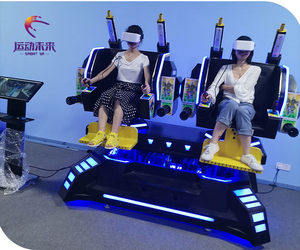 Simulateur de course automobile VR 9D Lehong LH-0112 SportVR avec capacité de 500 kg pour une utilisation à domicile en intérieur/extérieur - Product Image 4